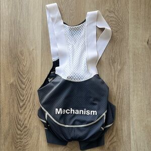 PAS NORMAL ESTUDIOS Mechanism Men's Cycling Bib Shorts - Black and White
